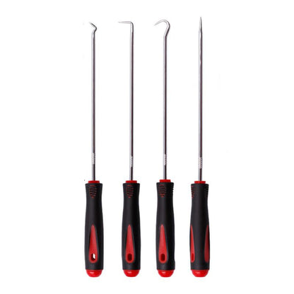 (Lengthened Type) 4-Piece Set, Oil Seal Hook, Pull Out The Hook, Oil Seal Screwdriver， Pull Out The and Remove， for Automotive, Electronics, Daily Home Repair Tools, Storage Trays.