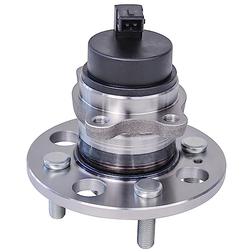 Detroit Axle - 4pc Steering Knuckles Kit for 06-11 Hyundai Accent [4-Wheel ABS], 2 Front Steering Knuckles & Wheel Bearing Hubs 2 Rear Wheel Bearing and Hubs 2006 2007 2008 2009 2010 2011 Replacement - size: 4UW48689/Kit