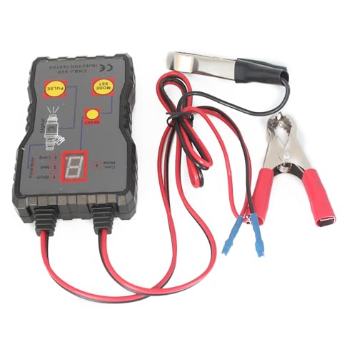 12V Fuel Injector Tester for Diagnosis Cleaning of Injectors, 4 Pluse Modes DIY Diagnostic Tool Cleaning Kits with LED Display