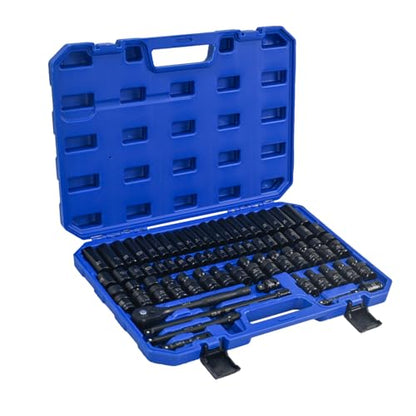 Air Tool and Accessories Kit, 67 Pieces Steel Black,Blue 67-Piece Pneumatic kit Garage, Shop Portable & widely Applicable