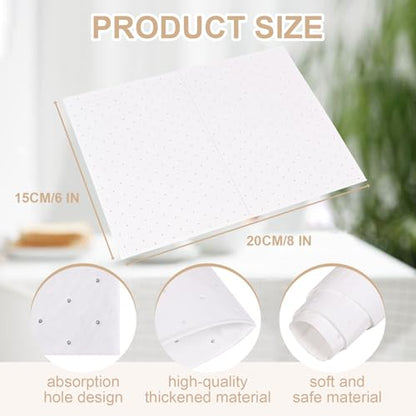 PONO 200 Pcs Oil Absorbent Pads, 15x20 in White Heavy Weight Oil-Only Absorbent Pad,Used for Oil Spill Cleaning in Garage Workshop, Reusable, Washable, Durable - size: 200Pcs, 15"X20"