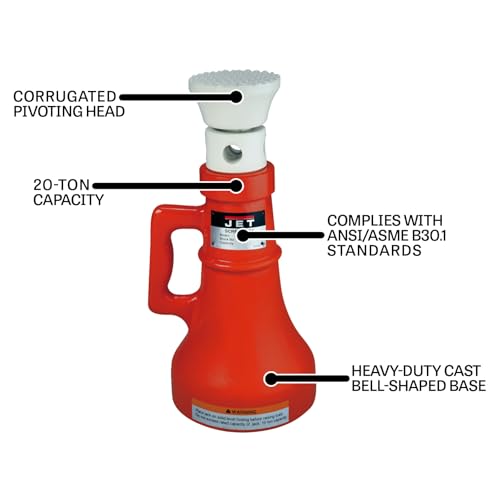 JET 20-Ton Screw Jack (Model SJ-20T)