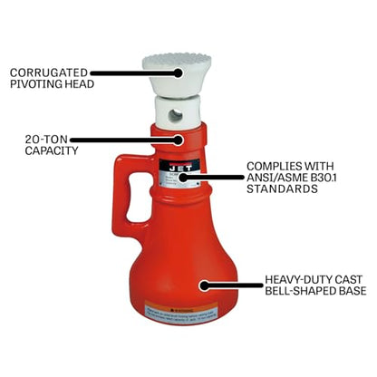 JET 20-Ton Screw Jack (Model SJ-20T)