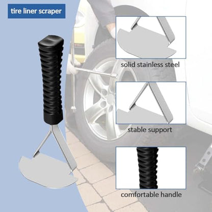 Tire Repair Patch Kit Heavy Duty, 35pcs Tire Repair Tools 42mm Tire Buffing Wheel 32/42/58mm Tire Patches with Tire Patch Roller Inner Liner Scraper for Car Motorcycle Bike Tractors Grinding