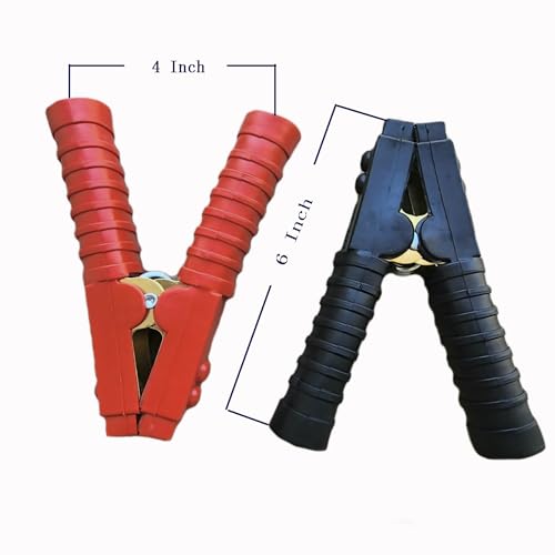 NANSH Copper Booster Jumper Cable Clamps Heavy Duty Car Battery Charger Clamps (1 Pair) - size: 1 Pair