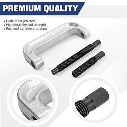 DASBET Large Ball Joint Press | Extended C-Frame Press for U-Joints Removes Ball Joints | Works with Most Toyota, Chevrolet, Dodge Ram, and Ford Pick-Up Trucks
