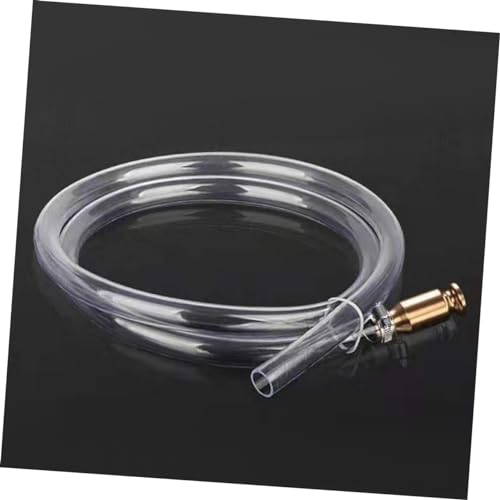 PartyKindom Fuel Transfer Hose Kit Automatic Siphon Tube for Oil and Water Extraction with Clamps and Switch Automotive Use