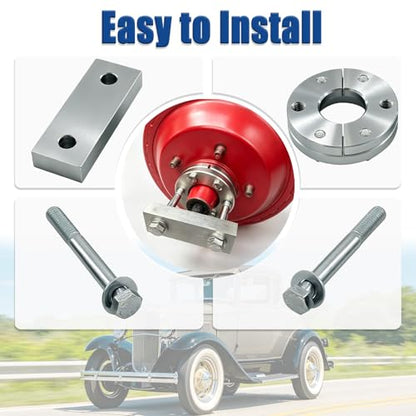 Rear Drum Hub Puller Compatible with 1928-1948 Early Ford Flathead V8 & Model A 28 29 30 32 34 35 36 38 40 47 48