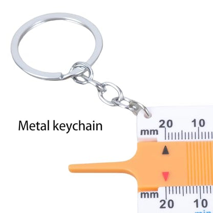 Pack Of 4 Tire Treads Depth Gauges 0 To 20mm Easy Carry Keychains Measuring Tool Upgrades For Car Motorcycles Trucks