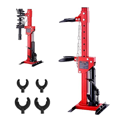 VEVOR Hydraulic Strut Spring Compressor - 4.5 Ton/9920 LBS Jack Capacity, 1 Ton Rated Compression Force, Auto Coil Tool for Removing