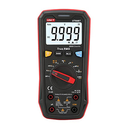 UNI-T Multimeter Tester True RMS UT60BT Temperature Measurement,NCV,Duty Cycle,Diode Test,Digital Voltmeter & Ohm Meter,Smart Multimeter 1000V for Electrical Troubleshooting - size: UT60BT