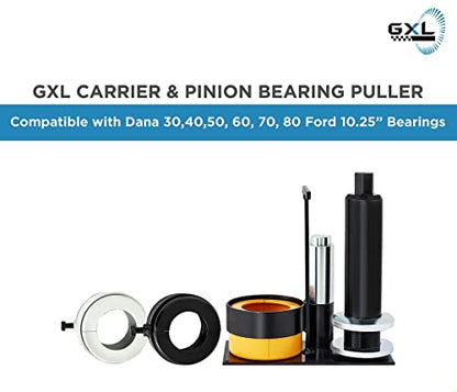 GXL Carrier & Pinion Bearing Puller Dana 30, 40, 60, 70, 80, Ford 10.25 Clamshell Design