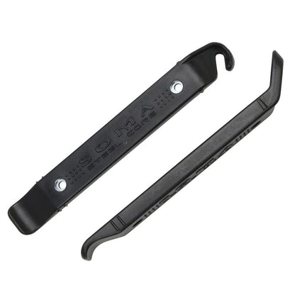 Soma Steel Core Bike Tire Levers – 2 Tire Spoons – Tire Changing Tool for Mountain & Road Bikes – Strong, Non-Abrasive Bike Tools for Bike Repair Kit – Bike Accessories (Set of 2)