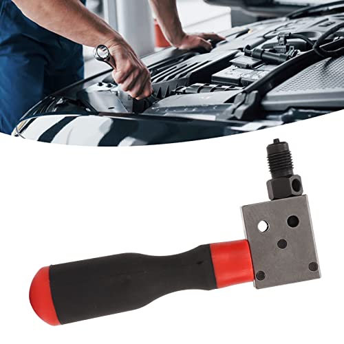Double Flaring Tool Kit, Brake Line Flaring Tool for 3/16in 1/4in Copper Tube Brake Line, Universal Hydraulic Double Brake Line Flaring Tool Kit