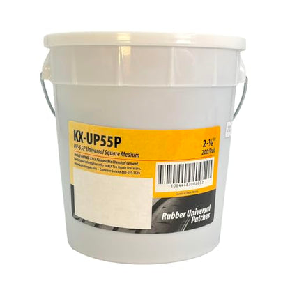 KEX KX-UP-55P Rubber Reinforced Universal 2-1/8 inch Square Patches for Radial and Bias Ply Tires, 200 Units