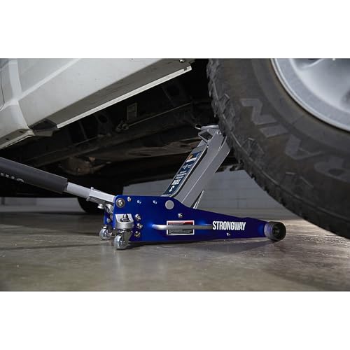 Strongway Low-Profile Aluminum/Steel Floor Jack, 3-Ton Capacity, 3.3in.–18.3in. Lift Range - style: 3 Ton
