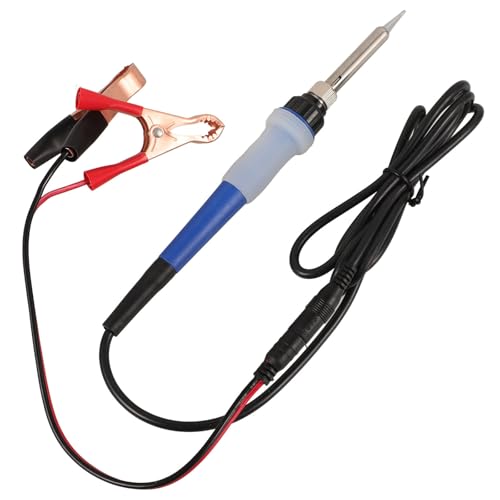 DOITOOL Electric Soldering Iron Kit High-efficiency Design for Dc12v-24v Cars with Clips and Quick Heating, Portable Car Soldering Kit for Welding Repair and Vehicle Electronics