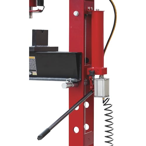 Strongway 40-Ton Pneumatic Shop Press with Gauge and Winch | Controlled pressing, Automotive repair, Bearing service, Straightening and fabrication, Shop-ready construction - style: 40 ton