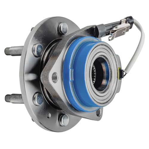 Detroit Axle - Rear Wheel Bearing Hubs with ABS Sensor for 2004-2007 Cadillac CTS, 2005-2011 STS, 2004-2009 SRX, 2 Wheel Bearing & Hubs Assembly Set Replacement - style: 512243 x2/Pair