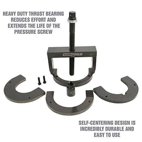 OEMTOOLS 37342 Master Wheel Bearing Removal Tool, Wheel Bearing Installer Kit Fits Most Vehicles, Self-Centering Design, Front, Rear, and All-Wheel Drive - style: Expanded Master Kit