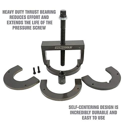 OEMTOOLS 37342 Master Wheel Bearing Removal Tool, Wheel Bearing Installer Kit Fits Most Vehicles, Self-Centering Design, Front, Rear, and All-Wheel Drive - style: Expanded Master Kit