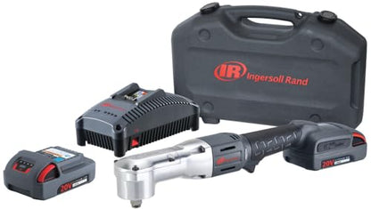 Ingersoll Rand W5350-K22 1/2" 20V Cordless Angle Impact Wrench 2 Battery Kit, 180 ft-lb Torque, Friction Ring Retainer, Inline - size: 1/2", style: 2 Battery Kit