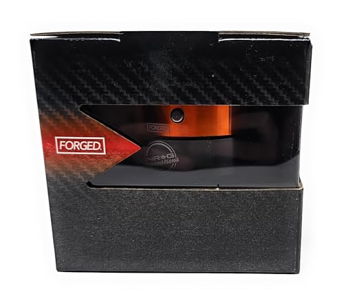 NRG (SRK-200) Orange Aluminum GEN 2.0 Racing Performance Steering Wheel Quick Release Adapter Fit 2-Way 6-Hole Pattern Design - color: Orange