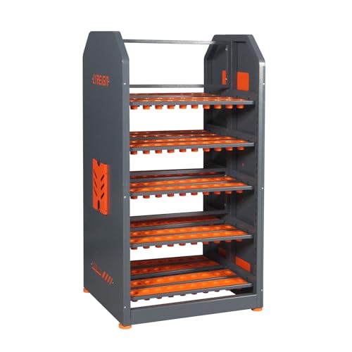 5-Layer Double-Sided Parallel CNC Storage, Large Capacity Tool Keeper & Compartment for Workers - size: CAT/BT40-200CAP