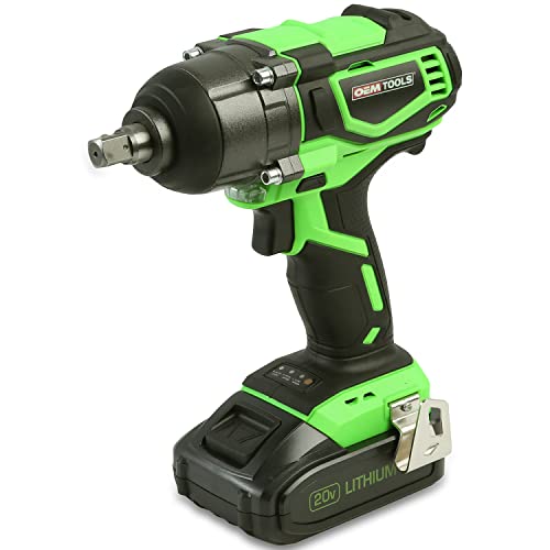 OEMTOOLS 24486 1/2" Impact Wrench, 20V Brushless Cordless Impact, 300 Ft/Lb Torque, Variable Speed, For Lug Nuts and High-Torque Applications