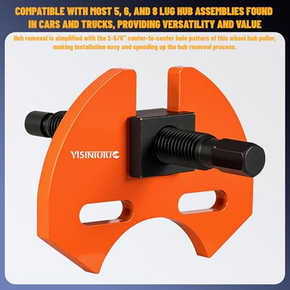 40100 Wheel Hub Removal Tool Set,Wheel Hub Buster Puller, Wheel Bearing Hub Removal Tool kit Fit for 5 6 8 Lug Hub Assemblies on Cars or Trucks