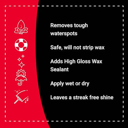 Bling Sauce Hot Sauce Hard Water Spot Remover with Wax Sealants, 1 Gallon | Hard water spot remover cleans without stripping wax, adds glossy sealants and works on boats, RVs, autos and glass - size: 128 Fl Oz (Pack of 1)