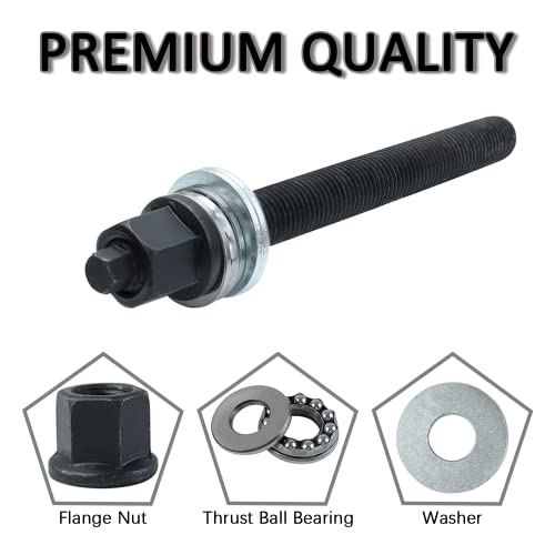 LS Harmonic Balancer Installation Tool Compatible with GM 1997-UP V8 LS1 LS2 LS3 LS4 LSX LSA LS6 LQ4 LQ9 Upgraded Crank Pulley Install Tool with Three-Part Thrust Bearing - size: With Three-Part Thrust Bearing