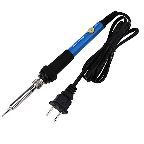 110V 60W Adjustable Temperature Electric Soldering Iron Welding Rework Repair Tool With 5pcs Solder Tip US Plug