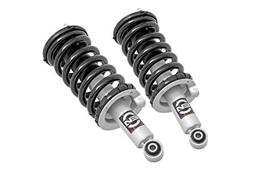 Rough Country N3 Loaded Struts for Nissan Titan (2004-2015) 3" Lift - Pre-Loaded Coil Strut, Bolt-On Install, Set of 2