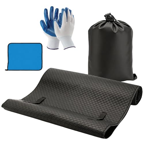 Rolling Creeper Mat, 58”×28” Portable Under Car Repair Pad with Storage Bag | Mechanics Mat for Low Clearance, Special Roads, Long-Distance Trucks, Mechanics Pad
