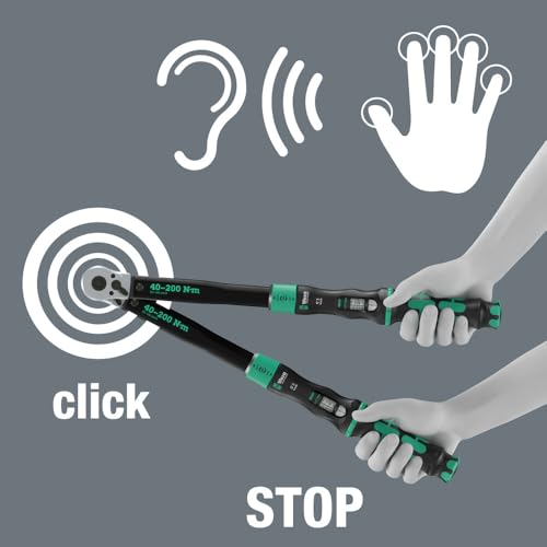 05075692001 Click-Torque Lock C 3 Torque wrench, adjustable, reversible ratchet, Torque Lock function, 40-200 Nm, 1/2" x 40-200 Nm