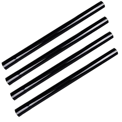 4Pcs 1.25 Inch Vacuum Extension Wands, 14.5 Inch Long, 1 1/4" Plastic Wand Pipe for Replacement Vacuum Cleaner Extension Pipe Tubes - size: 4 Pack