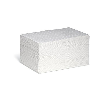 PIG Oil-Only Absorbent Mat Pad | Pack of 100 Mediumweight Oil Pads | Absorbs Oil | 23 oz Absorbency | 20" L x 15" W | MAT455 - style: Without Dispenser Box