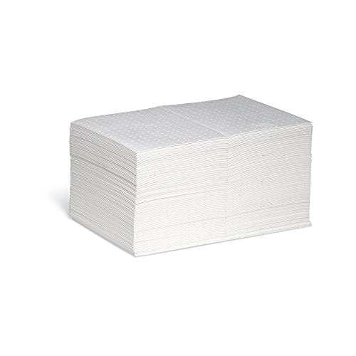 PIG Oil-Only Absorbent Mat Pad | Pack of 100 Mediumweight Oil Pads | Absorbs Oil | 23 oz Absorbency | 20" L x 15" W | MAT455 - style: Without Dispenser Box
