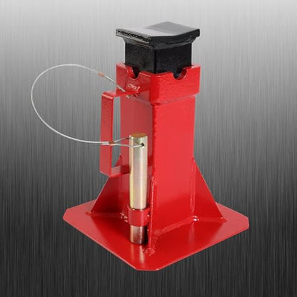 Torin 12 Ton Heavy Duty Pin Style Adjustable Height Automotive Jack Stands, Red, 1 Pair - size: 12 Ton, style: Normal