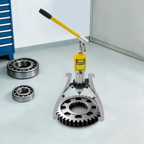 20T Hydraulic Gear Puller Set, 2 or 3 Jaws Wheel Bearing Puller Kit Pulling Separator with Carrying Case for Wheel Hubs Rotors Car Axles Pulleys Brake Drums