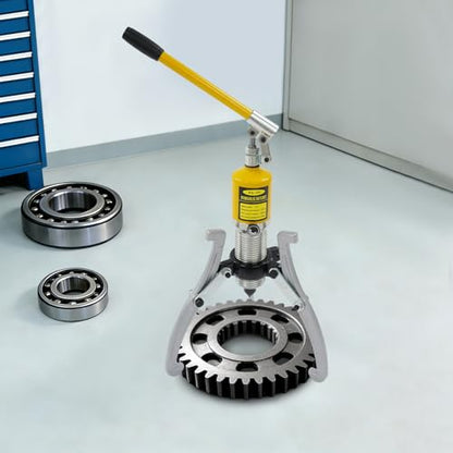 20T Hydraulic Gear Puller Set, 2 or 3 Jaws Wheel Bearing Puller Kit Pulling Separator with Carrying Case for Wheel Hubs Rotors Car Axles Pulleys Brake Drums