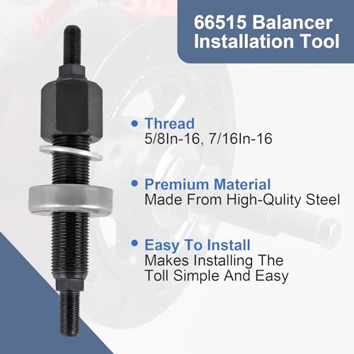 Harmonic Balancer Installation Tool Compatible with Chevy SBC BBC Cranks | Replaces# 66515