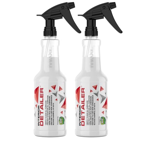 MAXL® Interior Car Cleaner Detailer Spray, NeverDust® Technology, 2 x 20 oz | Repels Dust, Wipes Oil, Residue with Matte Finish for Leather, Dash, Trim & Screens, Safe on All Surfaces - size: 20 Fl Oz (Pack of 2)