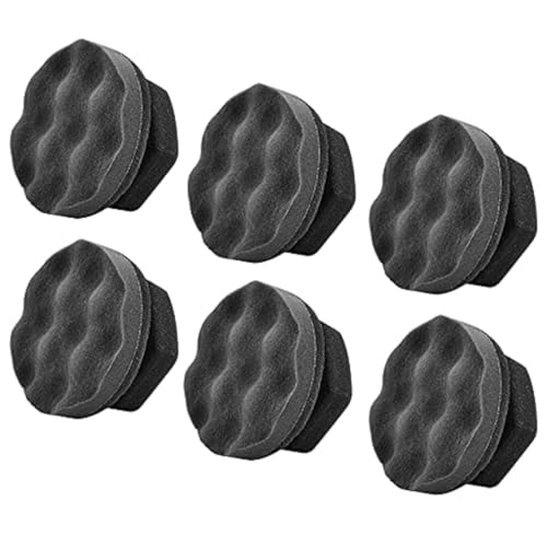 IPELY 6 Pack Large Tire Shine Applicator Pad, Durable and Reusable Hex-Grip Tire Dressing Applicator Pad for Applying Tire Shine - size: Applicator-6Pack