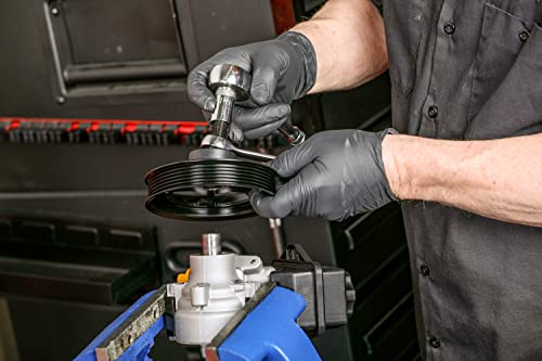 ARES 71001 - Power Steering Pump Pulley Service Set - Releases Power Steering Pulleys from Pump - Fits Pulley Hubs with Diameters of 1 1/8 Inches, 1 1/4 Inches, 1 5/16 Inches, and 1 3/8 Inches - size: Power Steering Pulley Service Set