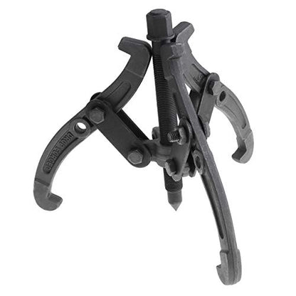 ChgImposs Multifunction Standard Carbon Steel 2 Jaw / 3 Jaw Bearing Puller with 4 Single Hole Claw Pullers for Car/Mechanical Repairing (6 Inch) - size: 6 Inch