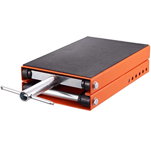 VEVOR Motorcycle Lift, 1100 LBS Motorcycle Scissor Lift Jack with Wide Deck & Safety Pin, 3.7"-13.8" Center Hoist Crank Stand, Steel Scissor Jack for Street Bikes, Cruiser Bikes, Touring Motorcycles | Steel Scissor Jack with Lock Pin, 3.7"-13.8" Center Ho