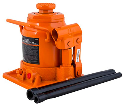 Pro-Lift 20 Ton Shorty Hydraulic Bottle Jack - Portable Car Jack 40000 Lbs Capacity with Pump Handle for Car Sedans SUV