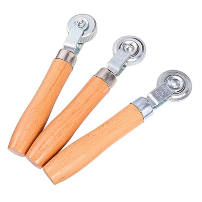 Gatuida 3pcs Car Tire Compaction Roller Set Auto Tire Repair Tool for Patch Adhesion Lightweight Portable Rollers for Optimal Sealing Performance
